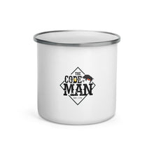 Load image into Gallery viewer, The Code of Man Enamel Mug
